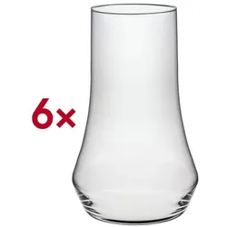 Rona Longdrinkbecher Long drink 12 Eclipse 480 ml ungeeicht 6 Stück transparent, 14.5 cm
