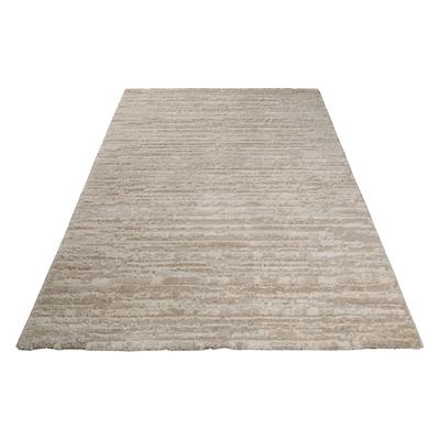 Teppich WECON HOME "Peer", beige (beige,creme), B:120cm H:18mm L:170cm, Kunstfaser, Teppiche, Teppich, Gewebt, Hoch-Tief, pflegeleicht, meliertes Muster, Scandi, Wohnzimmer