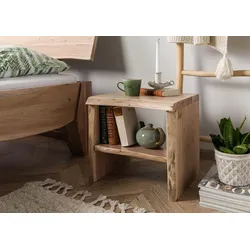 Nachttisch Akazie 45x40x45 natur lackiert PURE ACACIA #310