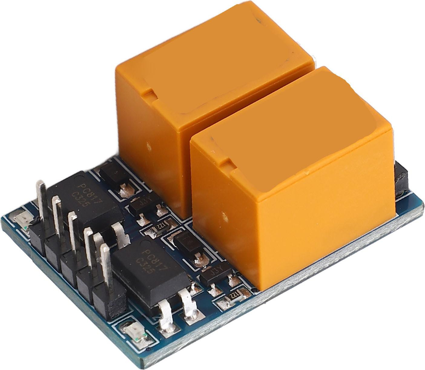 Cocosity Compacte relaismodule met 2 kanalen, 3,3–5 V, met indicatorlampje en optokoppelaar