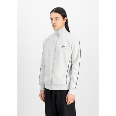 Umstandsjacke ALPHA INDUSTRIES "Track Suit SL Jacket", Damen, Gr. XL, grau (pastel grau melange), Obermaterial: 80% Baumwolle, 20% Polyester, Jacken