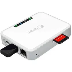 Fantec Mobile WLAN Docking Station MWiD25-DS (Micro USB), Dockingstation + USB Hub, Weiss