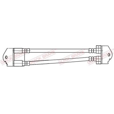 Quick Brake Bremsschlauch [Hersteller-Nr. 25.006] für Ford