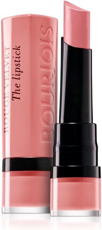 Bourjois Rouge Velvet The Lipstick matte lipstick shade 02 Flaming’ Rose 2,4 g