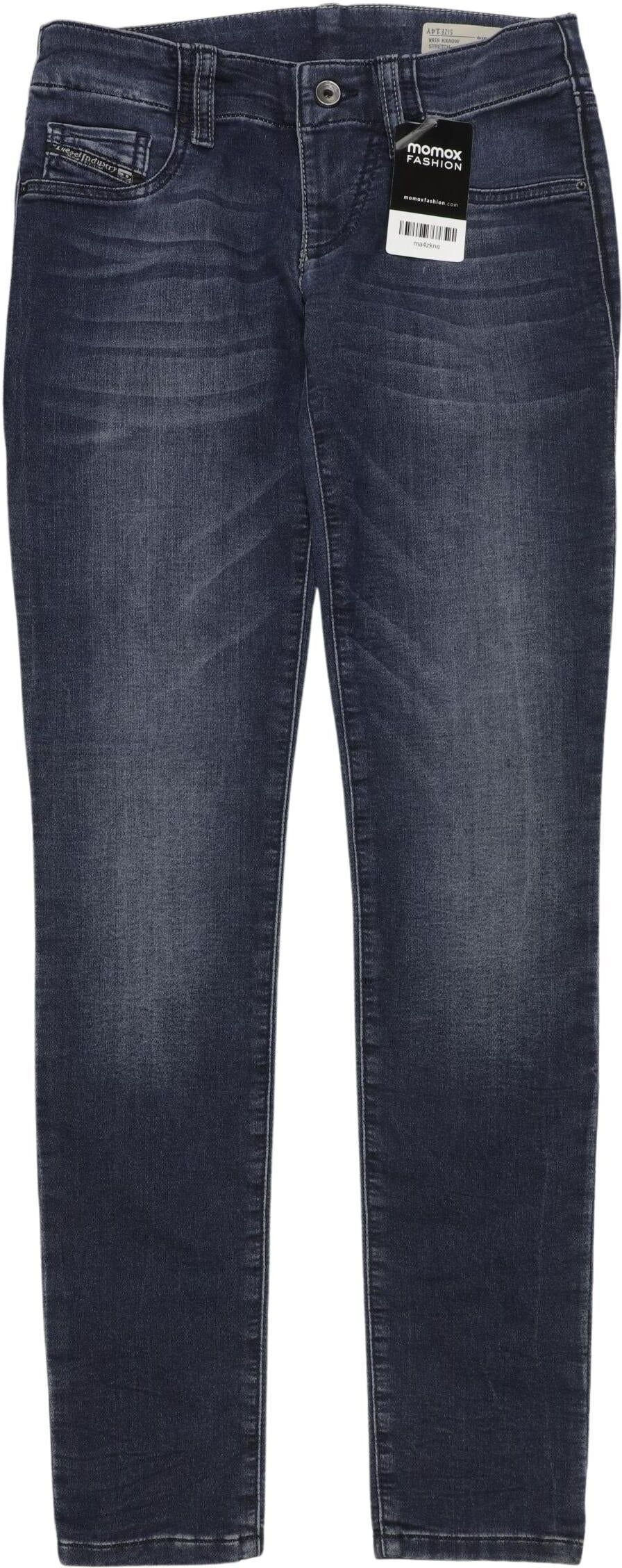 Diesel Mädchen Jeans, Blau, Gr. EU 164, Baumwolle / Synthetik / Elasthan - Second Hand
