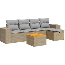 vidaXL, Gartenlounge, Alvonon (mit Stauraum)
