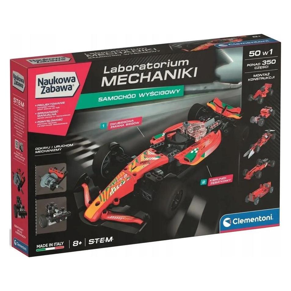 Clementoni Naukowa Zabawa - Laboratorium mechaniki: Samochód wyścigowy (50403)