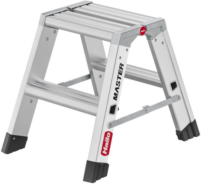 Hailo Escabeau double en aluminium Master D80 2 x 2 marches (10000110)