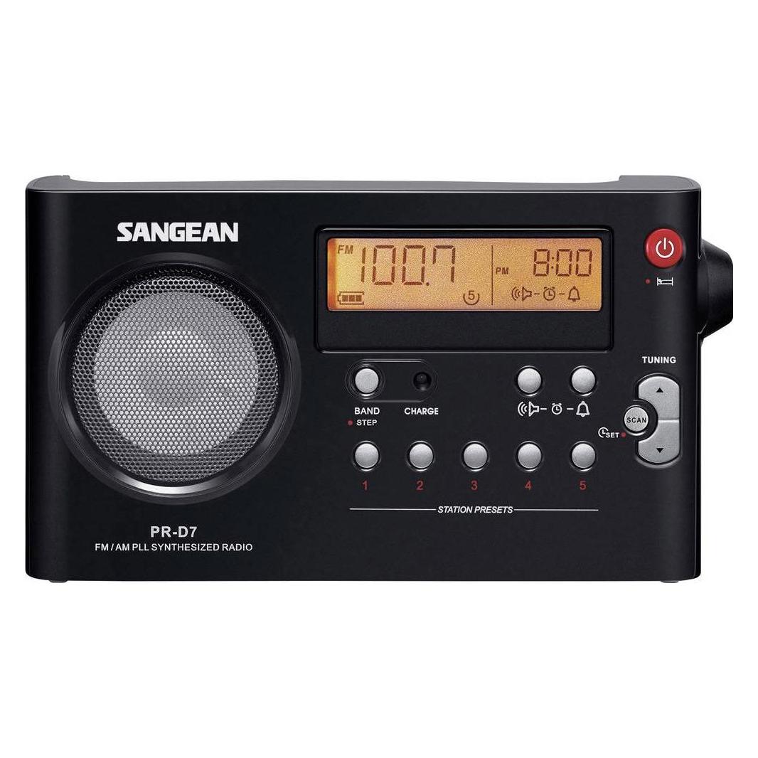 Sangean Kofferradio PR D7 (FM, MW, Bluetooth) (PR-D7-BK)