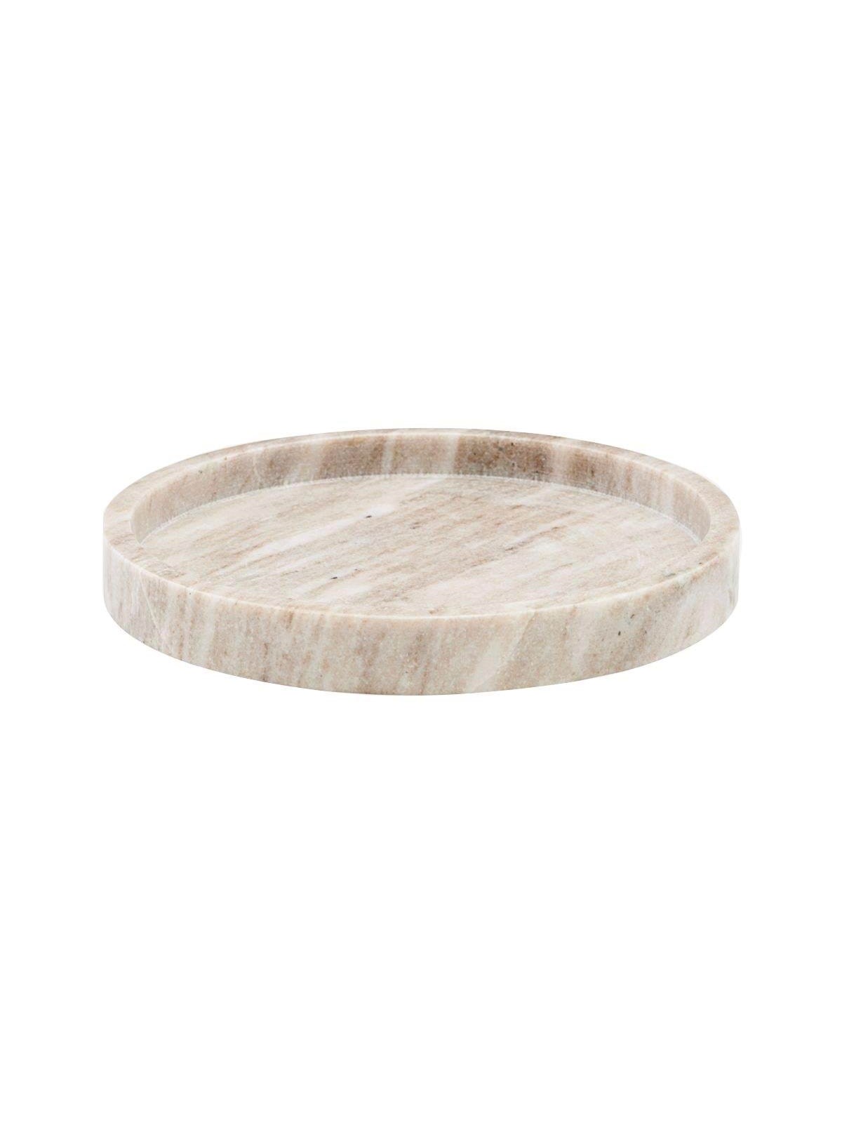 Meraki - Marble Tray Ø 25 cm - Beige (312530012)