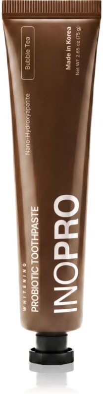 InoPro Probiotic Toothpaste dentifrice blanchissant saveur Bubble Tea 75 g