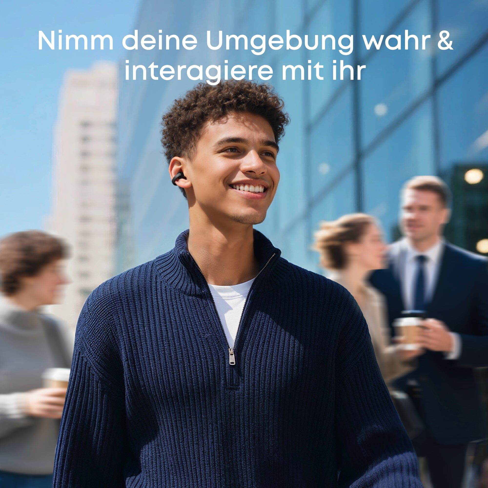 eufy C50i   Bequeme Clip-On Earbuds mit sattem Bass Violett