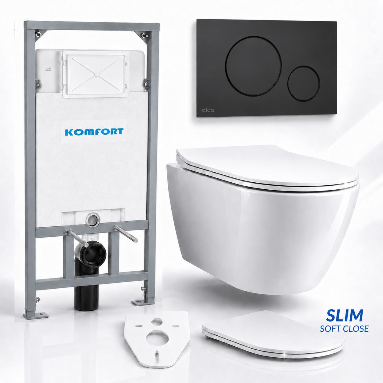 Alcadrain Vorwandelement WC-Schüssel Betätigungsplatte M678 | BADLAND ROLO