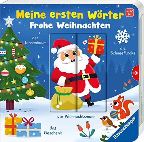Mila Rulff - Meine ersten Wörter: Frohe Weihnachten – Sprechen lernen mit großen Schiebern für Kinder ab 12 Monaten - Preis vom 10.10.2026 11:48:34 h