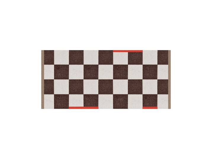 Mette Ditmer - Square Fussmatte, 70 x 150 cm, braun