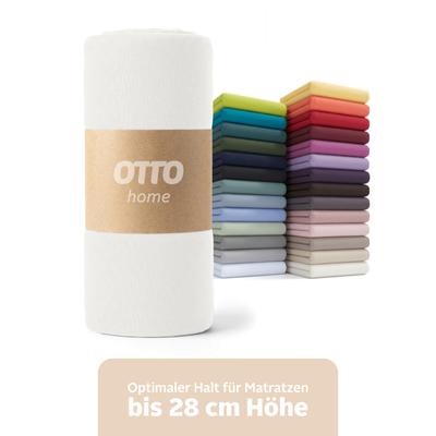 OTTO home "BLACKBERRY in PREMIUM und BASIC Qualität, 100% Baumwolle" für hohe Matratzen bis 28 cm, Bettlaken, Spannbetttuch, Boxspring