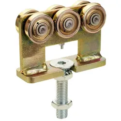392 Rollapparat M12 x 60, verzinkt, gelb