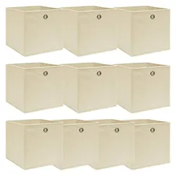vidaXL, Aufbewahrungsbox, Valenen (10 Stück) (10x, 32 x 32 x 32 cm)