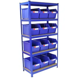 T-RAX Blau 90cm mit 12 x Lagerkästen