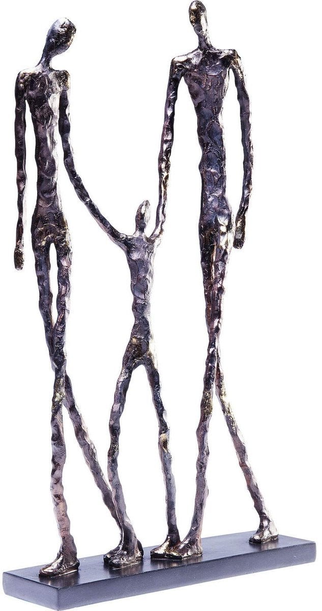 Ibenzoa® Elegante zwarte decoratieve sculptuur van hars voor op tafel