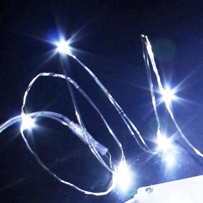 Useful Little Things 10 Pack Copper Wire LED String Lights Fairy Garland Lamps For Christmas Trees Weddings And Party Decor white 16.4 Feet
