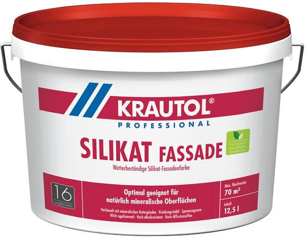 KRAUTOL Silikat Fassade, Wunschfarbton, 24 x 11,75 l auf Palette