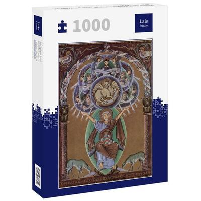 Lais Puzzle Meister des Evangeliars Ottos III. - Evangeliar Ottos III., Szene: Hl. Lukas 1000 Teile