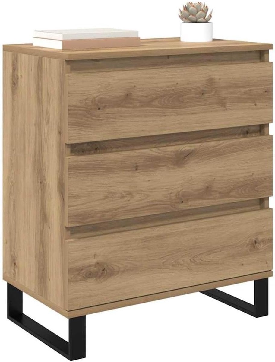 Compact Dressoir met Lade in Artisan Eiken - Moderne Opbergkast