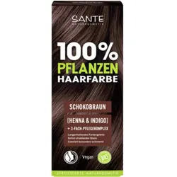 2x Sante, Haarfarbe, Pflanzenhaarfarbe (Schokobraun)