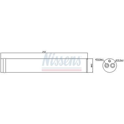NISSENS Trockner, Klimaanlage 95438 für DAEWOO