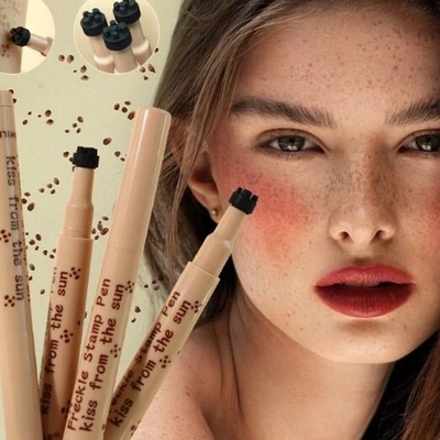 Drop Dash Deals Faux Freckle Pen Stamp Waterproof Natural Soft Dot For Sunkissed Skin Faux Freckle Pen Stamp Waterproof Natural Soft Dot For Sunkissed Skin