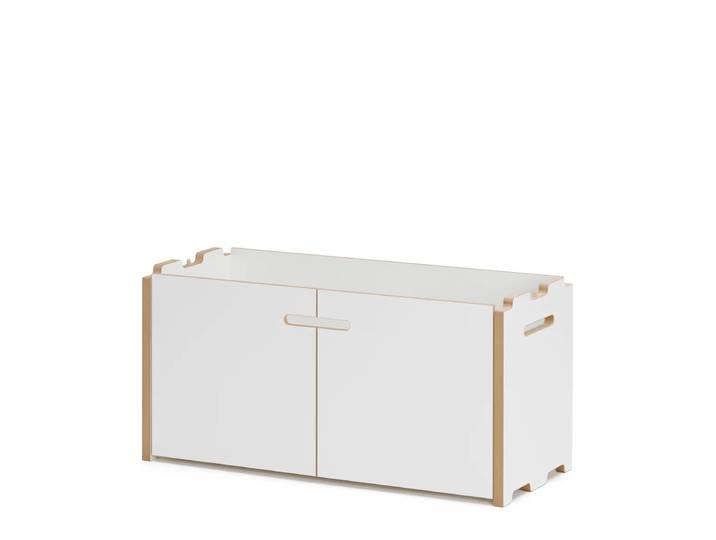 Tojo - hochstapler Anbaumodul mit Türen, weiss