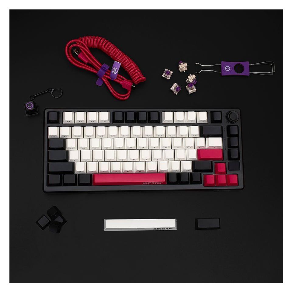 Lorgar KBP7075W gaming toetsenbord (US, Kabelgebunden, Kabellos) (LRG-KBP7075W-BK-US)