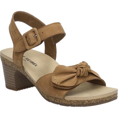 Sandale JOSEF SEIBEL "Grace 11, nuss", Damen, Gr. 38, braun (nuss), Obermaterial: 100% Rindsleder Leather cow., Schuhe Sandale