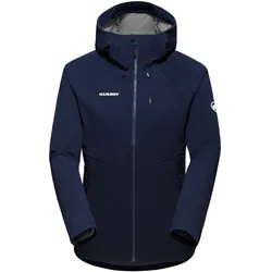 Mammut Damen Ultimate Comfort SO Hooded Jacket - XS - marine