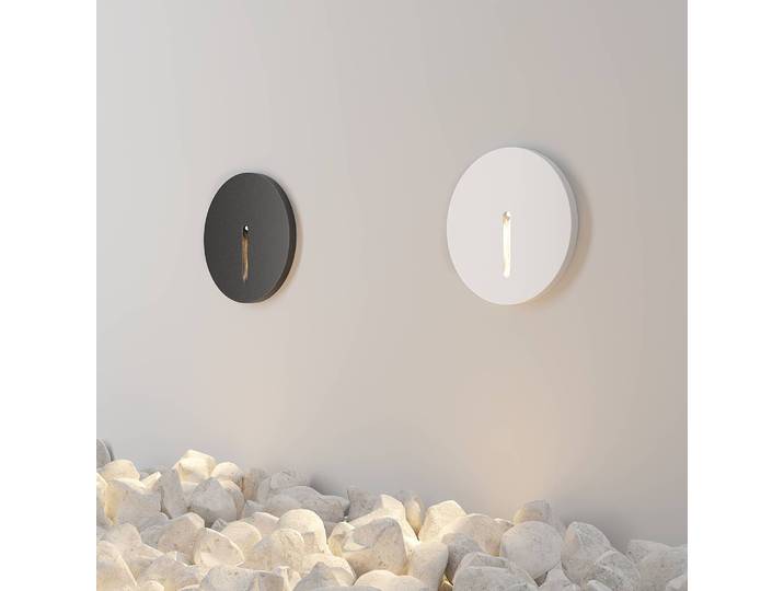 Borne lumineuse LED Lock Ø 7cm Blanc