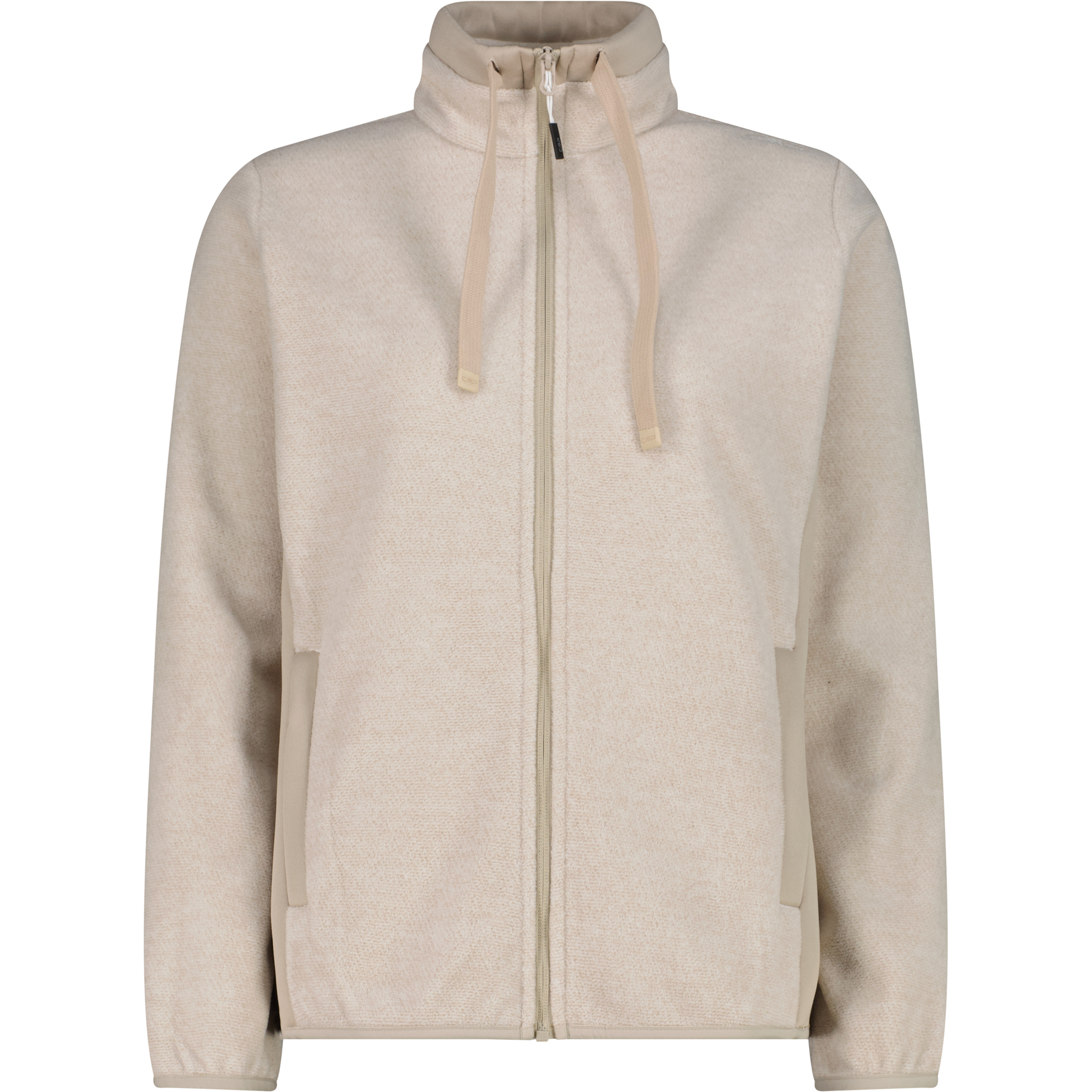 CMP Damen Fleecejacke beige Größe M Lifestyle Elastisch