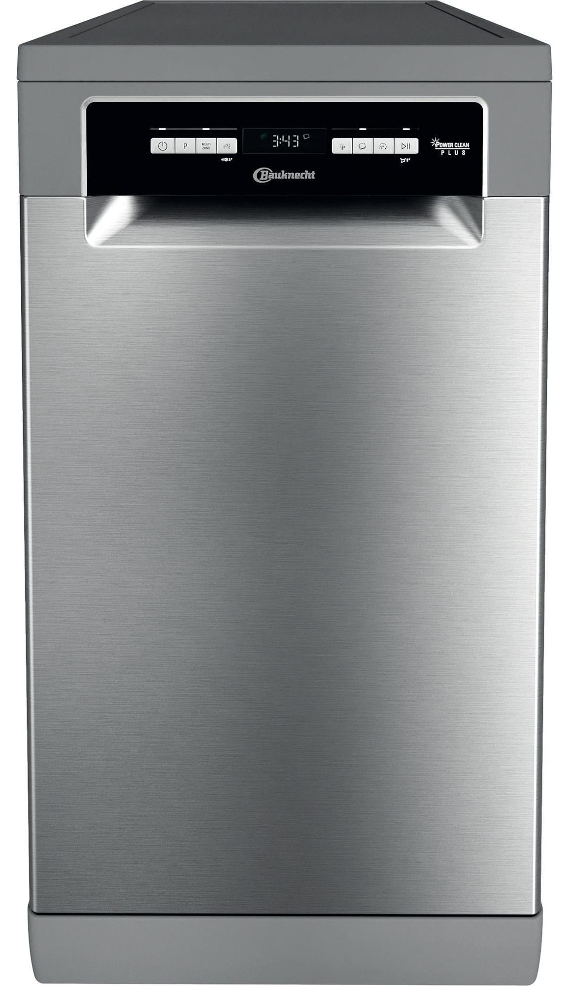 Bauknecht BKR FAS, Freistehend, Single (45 cm breit), Edelstahl, Edelstahl, 10 Maßgedecke, B