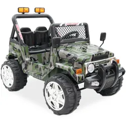 Kinder Elektroauto Jeep Army-Look 56187