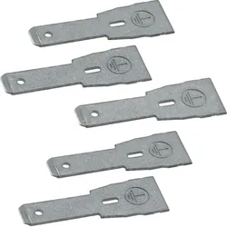 Hager L5806 Erdungsanschluss im Set (5St.) zu Aufbodenkanal-Oberteil SLA 18x75mm