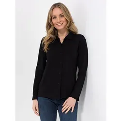 EVA LUTZ Jerseybluse Lea langarm mit ECOVERO Viskose figurumspielend