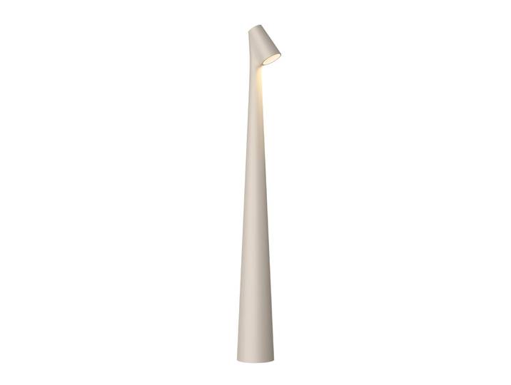 Vibia Designer Tischlampe Africa, dimmbar, creme / amber, für Wohn- / Esszimmer, Aluminium, Design, Tischlampe