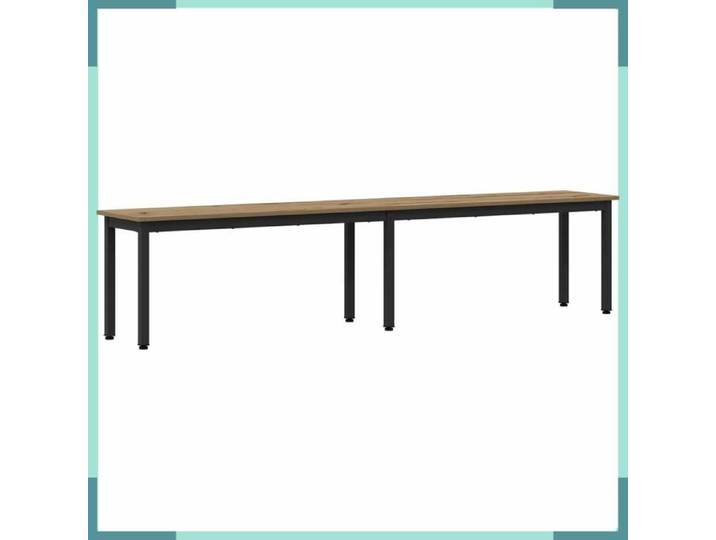 FHE banc artisan - Bois d'ingénierie - Intérieur - Salon - Chêne - 200x35x45 cm