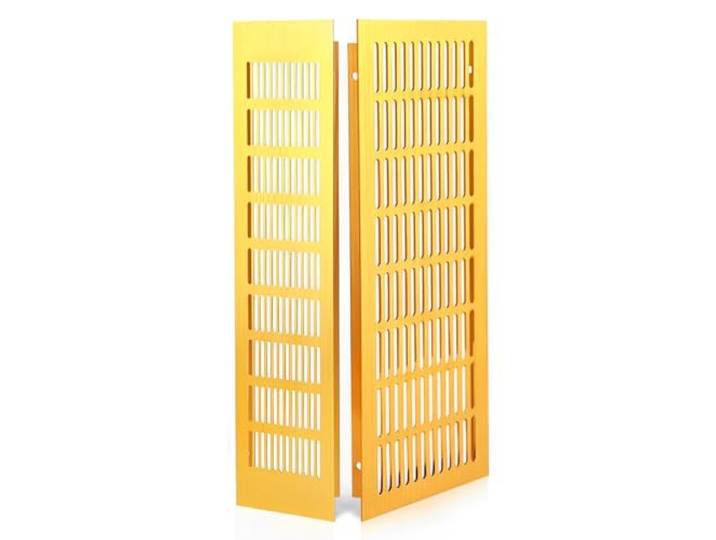 Lüftungsgitter aus Aluminiumlegierung Gebürstetes Gold 50–200 x 150–700 mm: Schrank- und Türbelüftung(50x600 mm)