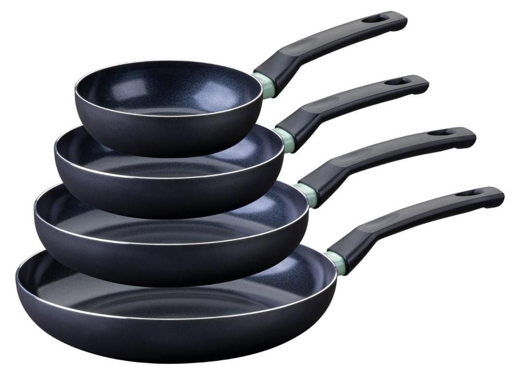 Fackelmann Brandao Set van 4 koekenpannen met keramische anti-aanbaklaag - 16, 20, 24 en 28 cm