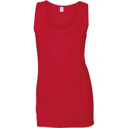 Gildan Damen Softstyle Tank Top 64200L cherry red L