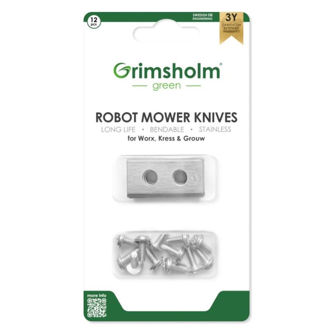 Grimsholm Edelstahlmesser (Mähroboter) (WOKNIV)