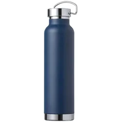 Isolierflasche 0,65 l, Marineblau – Edelstahl