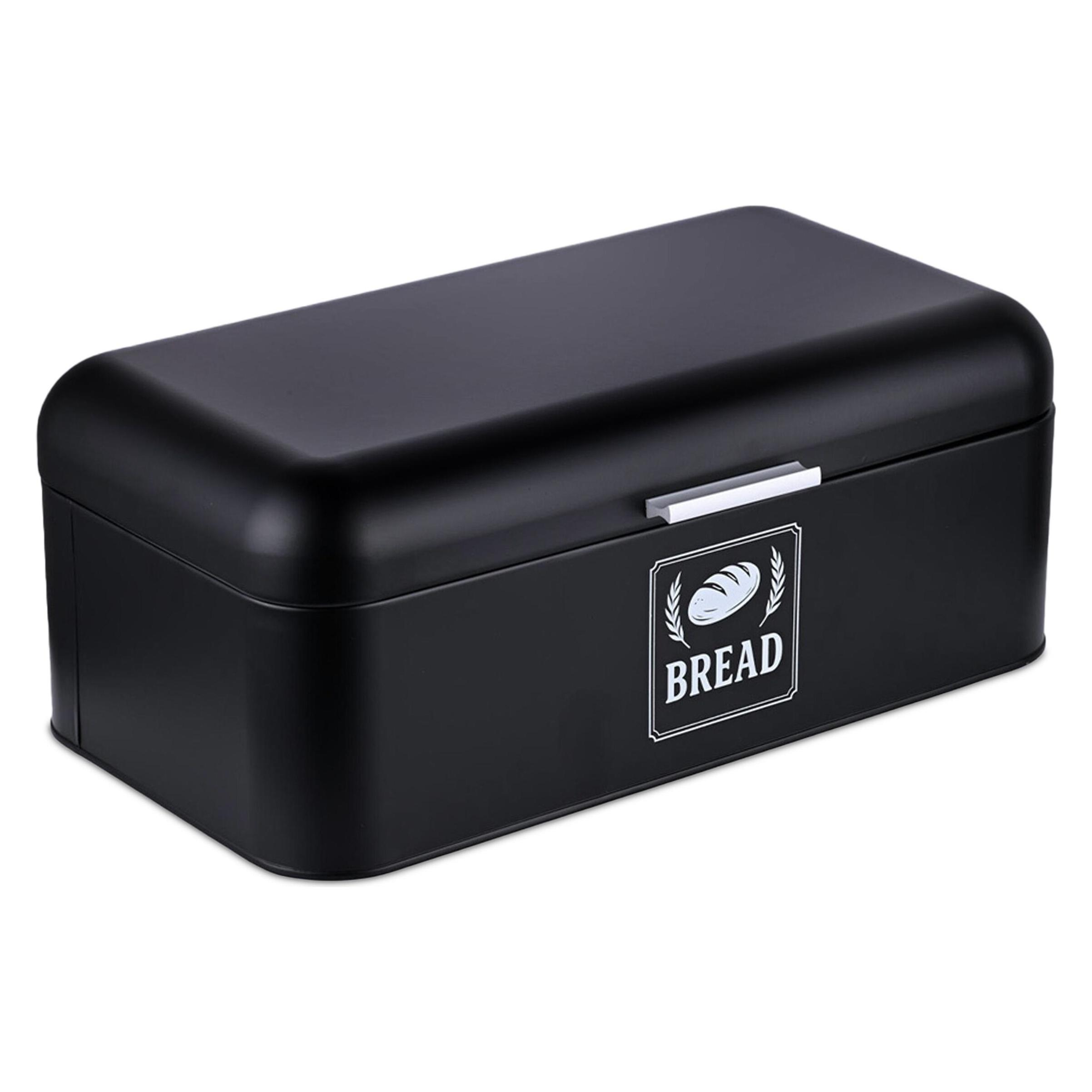 Relaxdays Retro Brotkasten mit Deckel & Griff (4052025856311)