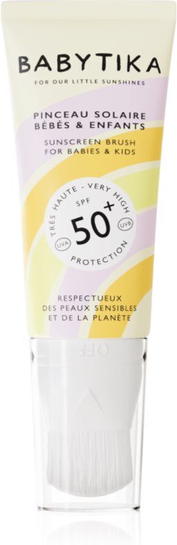 Mimitika Babytika Sunscreen Brush SPF 50+ crème solaire pour bébé avec applicateur SPF 50+ 40 ml